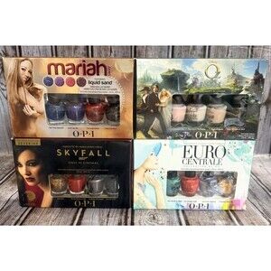 OPI Mini Nail Polish Set Lot of 4 – Mariah Carey Skyfall Oz Euro Centrale – Seal